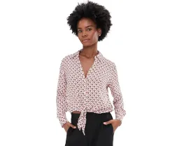 Блуза Sanctuary Lover Tie Shirt с цветочным принтом и завязкой