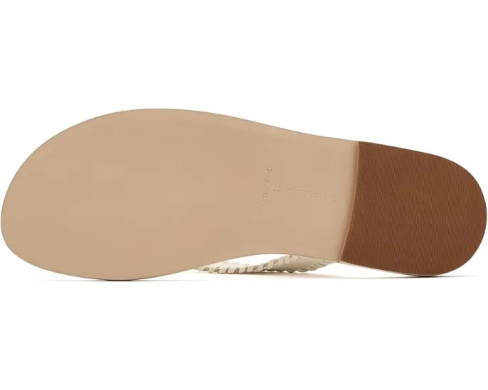 Jessica Leather Sandals от Cinq à Sept кожаные сандалии на плоском ходу