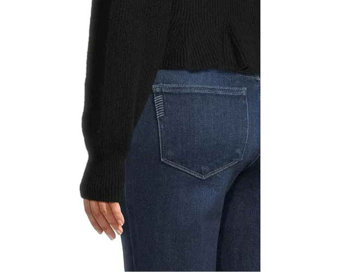 Джинсы Paige Mason Ankle в стиле Cirques с прямым кроем и миди-посадкой