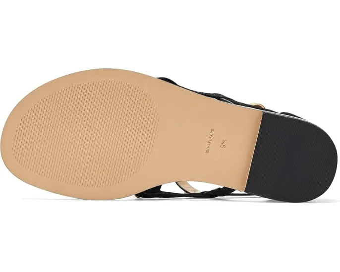 MICHAEL Michael Kors босоножки Noa Flat Sandals из замши с застежкой-молнией