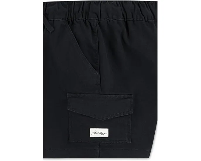 Шорты Hurley Kids Pull-On Woven с эластичным поясом и карманами