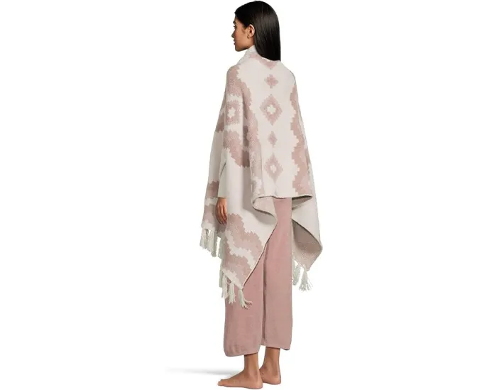 Накидка Barefoot Dreams CozyChic Mosaic с бахромой