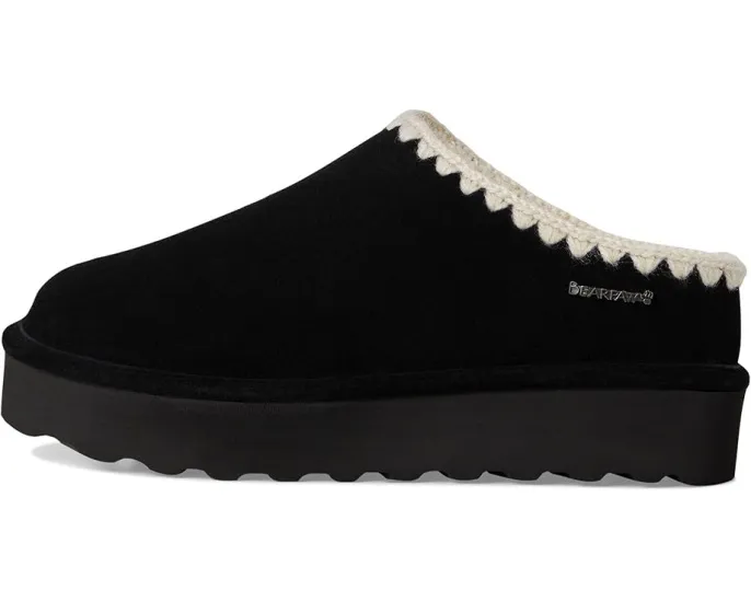 Домашние тапочки Bearpaw Crochet Martis с вязаным декором и съемной стелькой