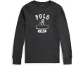 Хлопковая футболка с длинным рукавом и принтом Polo Ralph Lauren Kids для старших детей