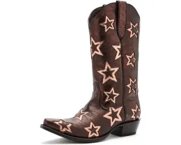 Ковбойские сапоги Ariat Hazen Star с заостренным носком и звездным принтом