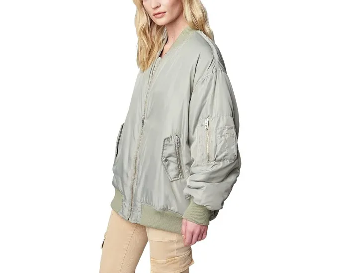 Бомбер Blank NYC из нейлона с резинками и спортивным кроем