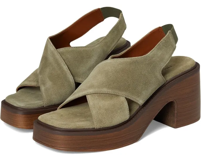 Сабо Cora Platform на платформе с ремешками из замши от Free People