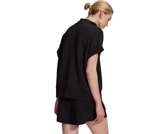 Свитшот Ritchie Short Sleeve от Varley с разрезным воротником и полузастежкой