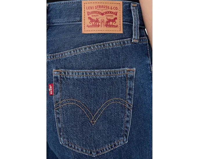 Джинсы Levi's Middy Wide Leg Ankle с широкими штанинами и средней посадкой