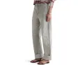 Джинсы Mercer High-Rise Cuffed Barrel AG Jeans в Sensory с манжетами
