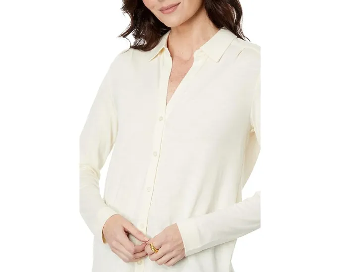 Длинная рубашка с пуговицами Lilla P для стильного образа