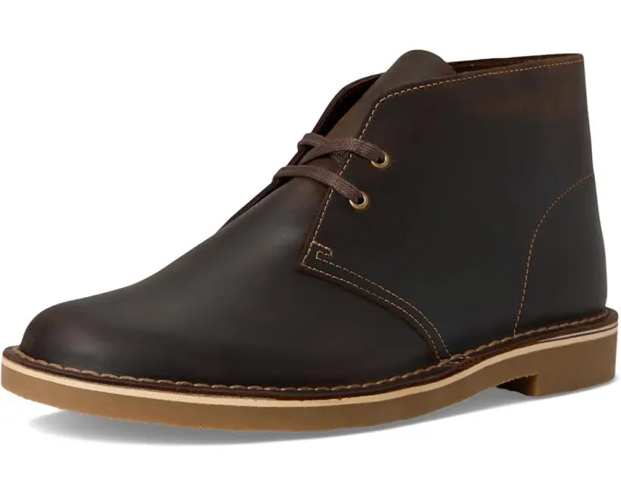 Ботинки Clarks Shepton из кожи на шнуровке
