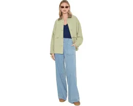 Джинсовая куртка Free People We The Free Lemon с контрастным воротником