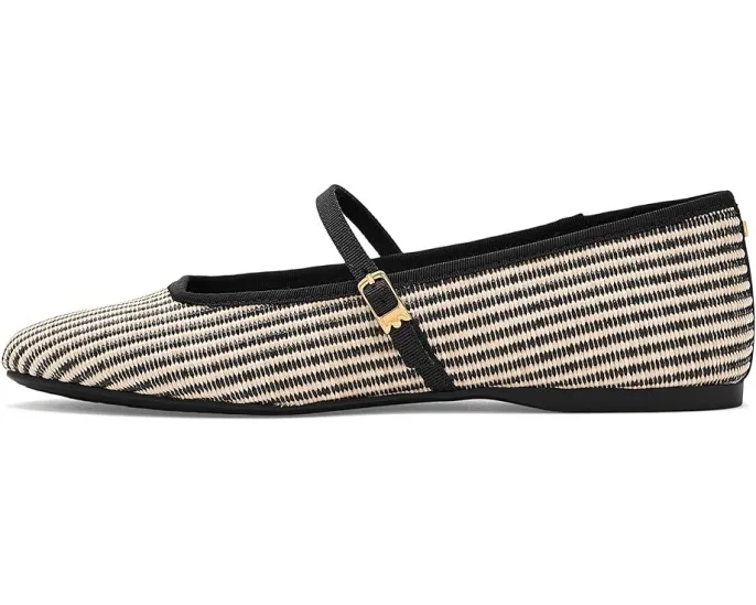 Туфли-лодочки Birdies Hummingbird Mary Jane Two-tone Raffia с квадратным носком