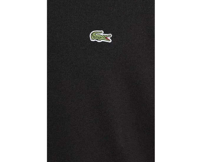 Lacoste свитер с высоким воротником и молнией из хлопка
