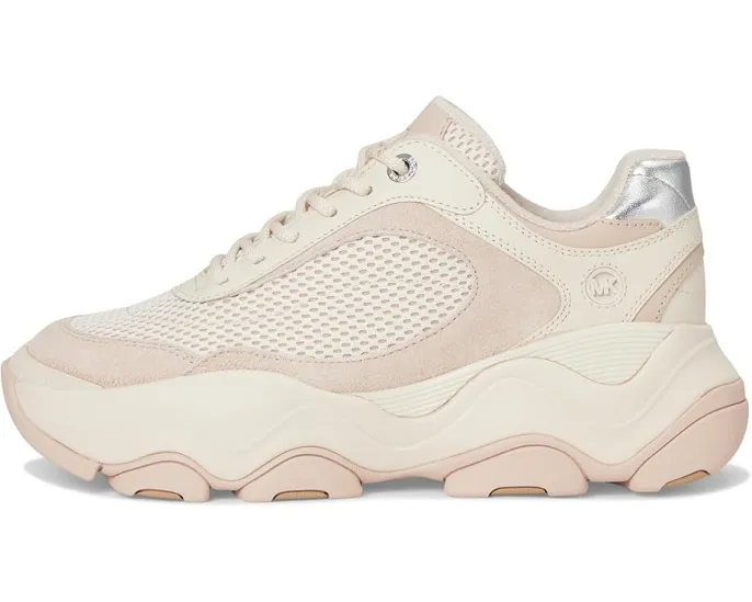 Кроссовки MICHAEL Michael Kors Atlas с ПВХ верхом и рельефной подошвой