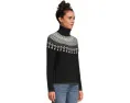 Свитер Supersoft с вафельной вязкой, высоким воротником и узором Fair Isle L.L.Bean