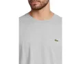 Футболка Lacoste из хлопка с коротким рукавом и вышитым крокодилом