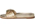Сандалии Jack Rogers Essex Slide из тисненой металлической кожи