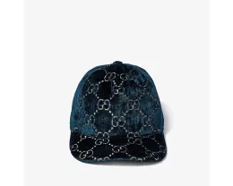 Шляпа Gucci Kids Double GG Velvet с фирменным принтом