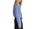 Рубашка на пуговицах Madewell с кулиской из поплина French Blue