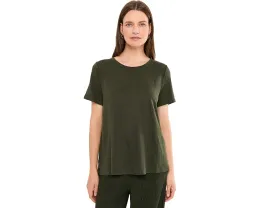 Футболка Eileen Fisher с круглым вырезом из органического льняного джерси