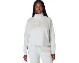 Свитшот Sand Wash Funnel Neck 1/2 Zip от Sweaty Betty с укороченным кроем