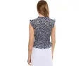 Топ Leopard Sketch Smocked от NIC+ZOE с принтом леопарда