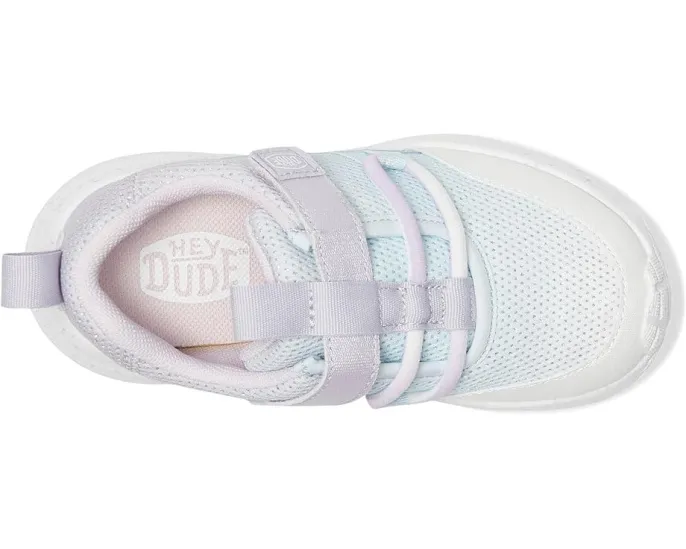 Детские кроссовки Hey Dude Kids Sirocco Trek AC Shimmer с блестками и застежкой на липучке