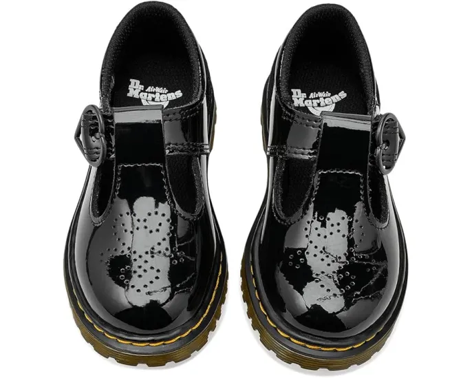 Туфли T-bar Dr. Martens Polley II T для малышей с перфорацией