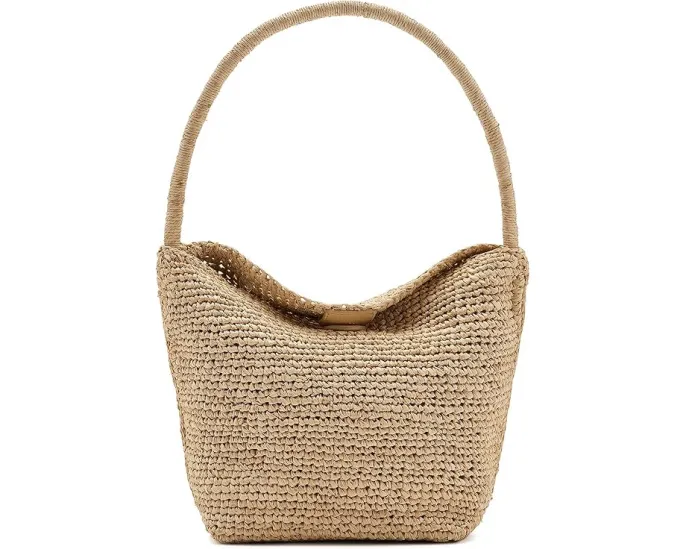 Madewell плетеная сумка из рафии на плечо
