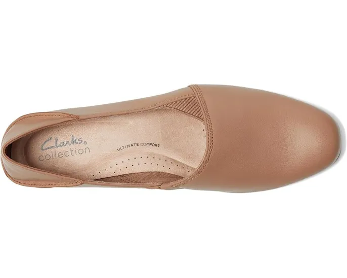 Лоферы Clarks Juliet Trim из премиальной кожи с удобной стелькой
