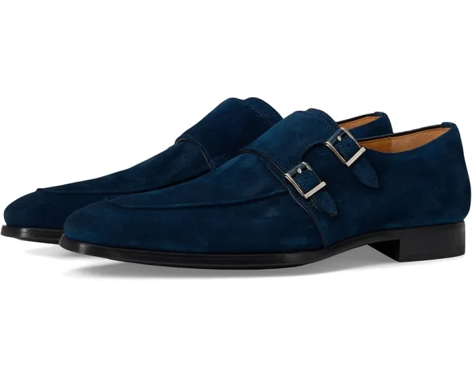 Туфли Magnanni 23772-00 с пряжкой монак из премиальной кожи и резиновой подошвой