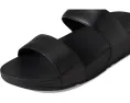 Сланцы FitFlop Lulu Leather с анатомической стелькой и клиновидным каблуком