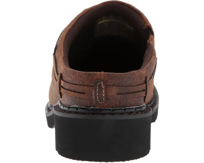 Мюли Roper Laces из кожи Crazy Horse с декоративной шнуровкой