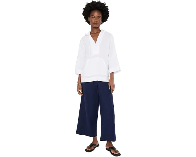 Широкие укороченные брюки Tommy Bahama из марли