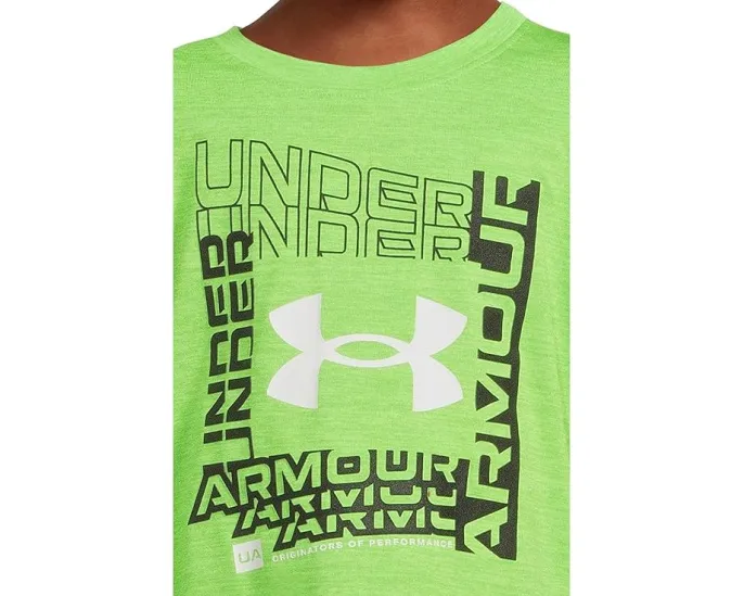 Under Armour Kids Футболка с длинным рукавом Logo Frame Twist Tech