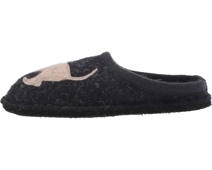Тапочки Haflinger Doggy Slipper в виде собачки с войлочной подошвой