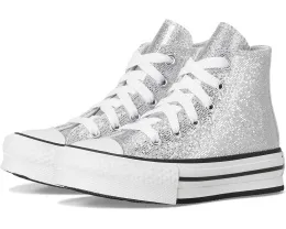 Converse Kids кроссовки Chuck Taylor All Star Lift Disco с блестками на платформе
