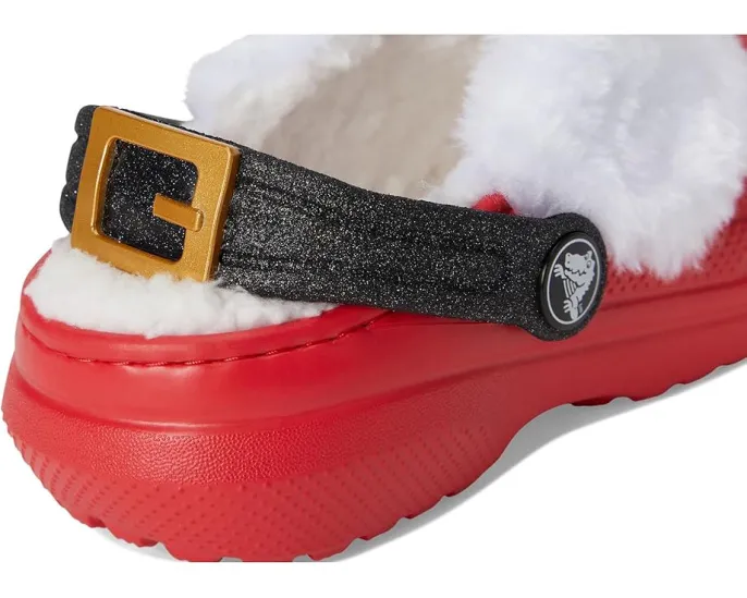 Детские сабо Crocs Classic Holiday Lined Clogs с утепленной подкладкой