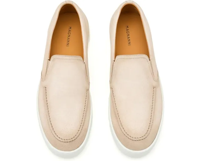 Кроссовки Magnanni Cirro из замши на резиновой подошве с круглым носком