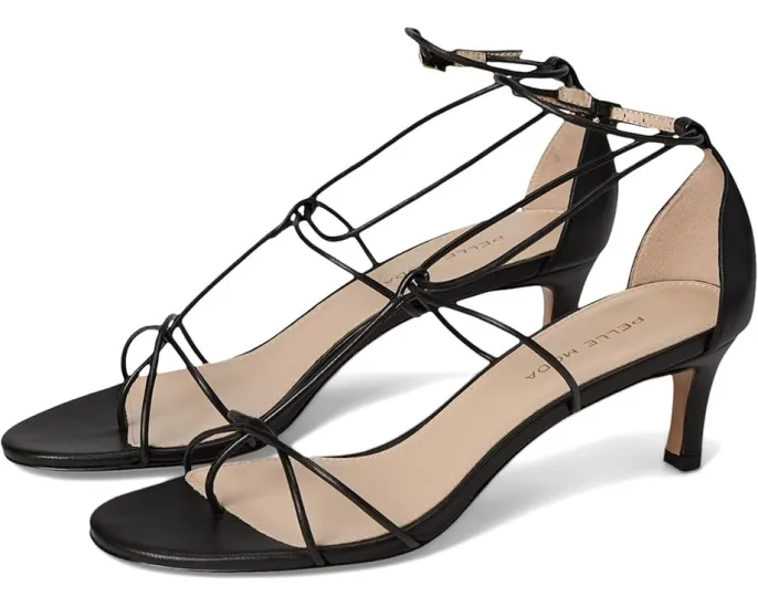 Босоножки Pelle Moda Ura на шпильке с тонкими ремешками и перемычкой