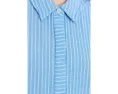 Полосатая рубашка Petite Striped Gauze Resort от NIC+ZOE из хлопка