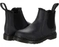 Ботинки Dr. Martens 2976 Leonore Mono T на шнурках с искусственным мехом