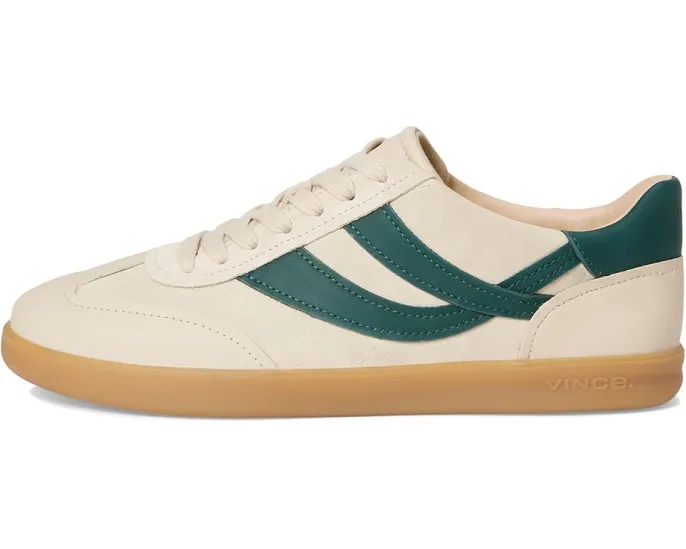 Кроссовки Vince Oasis-W из мягкой кожи и замши с волнообразным дизайном