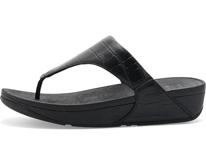 Сандалии Lulu Crocodile FitFlop с ремешком на перемычке