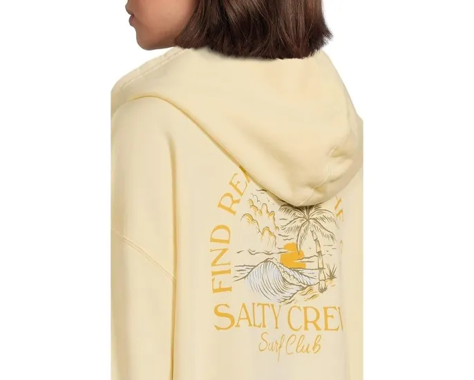Толстовка Surf Club с капюшоном и молнией Salty Crew с накладным карманом