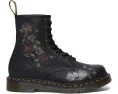 Ботинки Dr. Martens 1460 Leather Lace-Up с принтом роз и круглым носком