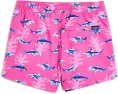 The Great Pink Sharks Lined Swim Trunk (Big Kid)
