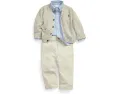 Детский кардиган Polo Ralph Lauren Kids с V-образным вырезом и вышитым пони